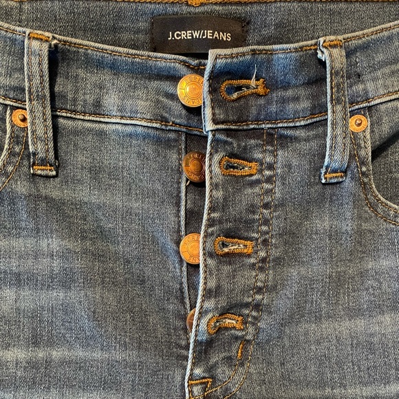 J.Crew Vintage Straight Jean High Rise Raw Hem - Picture 8 of 14